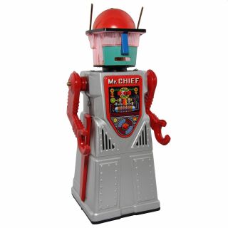 Robot giocattolo - Chief Smoky - Robot di latta - giocattoli da collezione