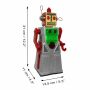 Robot - Robot de hojalata - Chief Robotman - gris - Juguete de lata