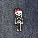 Patch - Skeleton with bow - red