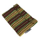 Tobacco pouch - red yellow green - striped 01