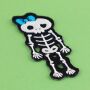 Patch - Skeleton with bow - blue