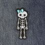 Patch - Skeleton with bow - blue