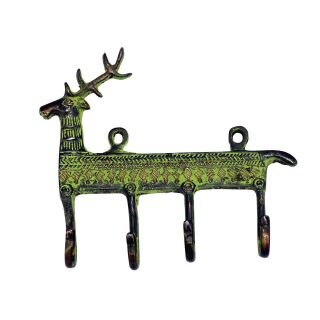 Coathook - Reindeer - Moose - Brass