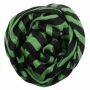 Sciarpa di cotone - anelli - verde - foulard quadrato