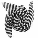 Sciarpa di cotone - anelli - bianco - foulard quadrato