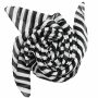 Sciarpa di cotone - anelli - bianco - foulard quadrato