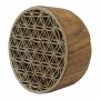 Timbro in legno - mandala 01 - 6 cm - Legno