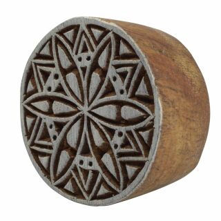 Wooden Stamp - Mandala 03 - 1,9 inch - Stamp made of wood