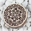 Wooden Stamp - Mandala 03 - 1,9 inch - Stamp made of wood