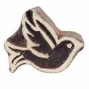 Sello de madera - pájaro - derecho - 5 cm - Madera