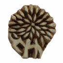 Wooden Stamp - Dahlia - 1,3 inch - Stamp made of wood