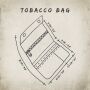 Bolsa de tabaco - vaquero - negro