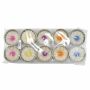 Kerzen - Teelichter - weiße Gänseblümchen - 10er Set