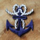 Patch - Anchor blue