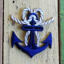 Patch - Anchor blue