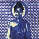 Bedcover - decorative cloth - Buddha - blue - 54x83in