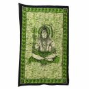 Bedcover - decorative cloth - Shiva - green - 54x83in