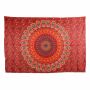 Bedcover - decorative cloth - Mandala - red - 54x83in