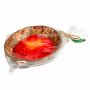 Scented candle in a coconut shell - Hibiscus - red-orange