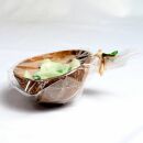 Vela - rose en cáscara de coco - verde