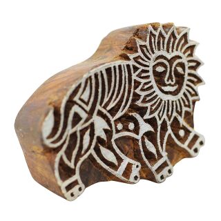 Holzstempel ° Löwe ° links ° 7 cm