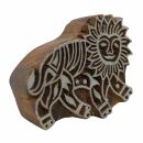 Wooden Stamp - Lion - left - 2,7 inch - Stamp made of wood