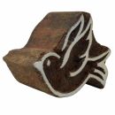 Wooden Stamp - Bird - left - 1,9 inch - Stamp made of wood