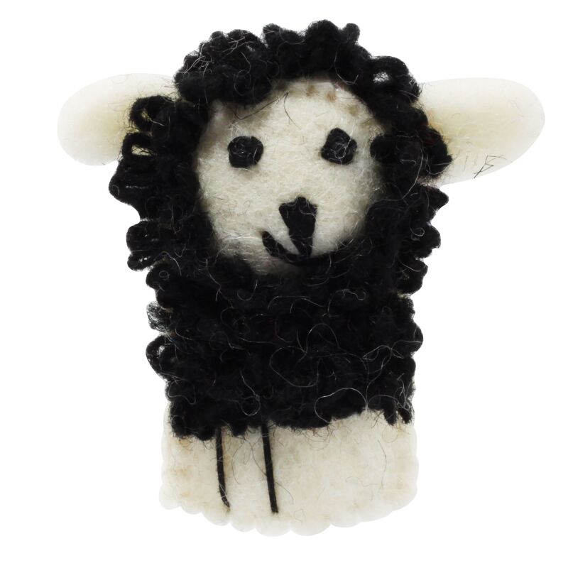 sheep finger puppet