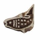 Timbro in legno - pesce 01 - 3 cm - Legno