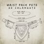 Riñonera - Pete de Calangute - con encaje - negro - Cinturón con bolsa - Cangurera