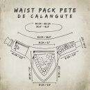 Riñonera - Pete de Calangute - con encaje - marrón - Cinturón con bolsa - Cangurera