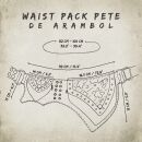 Riñonera - Pete de Arambol - con encaje - negro - Cinturón con bolsa - Cangurera