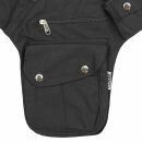 Riñonera - Buddy XL - negro - plateado - Cinturón con bolsa - Bolsa de cadera