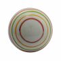 Ceramic door knob shabby chic - Stripes - colourful