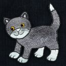 Parche - gatito gris - parche