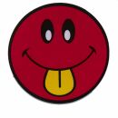 Sticker - Smiler with Tongue - red-yellow