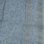 Tela de algodón - Pareo - Sarong - Diseño de estampado indio 01 - gris-azul