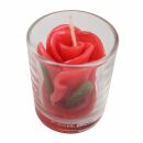 Scented Candle - Valentines Day - Rose in a Glass -...