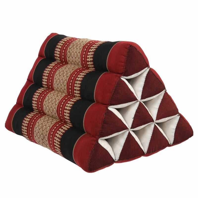 Triangular Pillow Thai Cushion Red 25 95