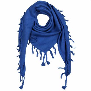 Kufiya - Keffiyeh - azul-azul de ultramar - azul-azul de ultramar - Pañuelo de Arafat