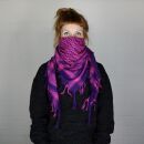 Kufiya - purple - rose - Shemagh - Arafat scarf