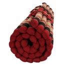 Materasso thai - materasso arrotolabile - yoga meditazione relax - rosso - 180 x 104 cm