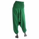 Harem Pants - Aladin Pants - Model 01 - plain forest green