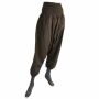Pantaloni harem - pantaloni di Aladdin larghi Goa - modello 01 - uni - marrone