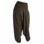 Pantaloni harem - pantaloni di Aladdin larghi Goa - modello 01 - uni - marrone