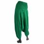 Pantaloni harem - pantaloni di Aladdin larghi Goa - modello 01 - uni - turchese