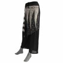 Haremshose - Pluderhose - Aladinhose - Modell 03 - Muster 01 - schwarz