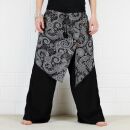 Harem Pants - Aladin Pants - Model 03 - Pattern 02 - black
