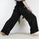 Pantaloni harem - pantaloni di Aladdin larghi Goa - modello 03 - modello 03 - nero