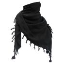 Kufiya - Keffiyeh - negro - negro - Pañuelo de Arafat